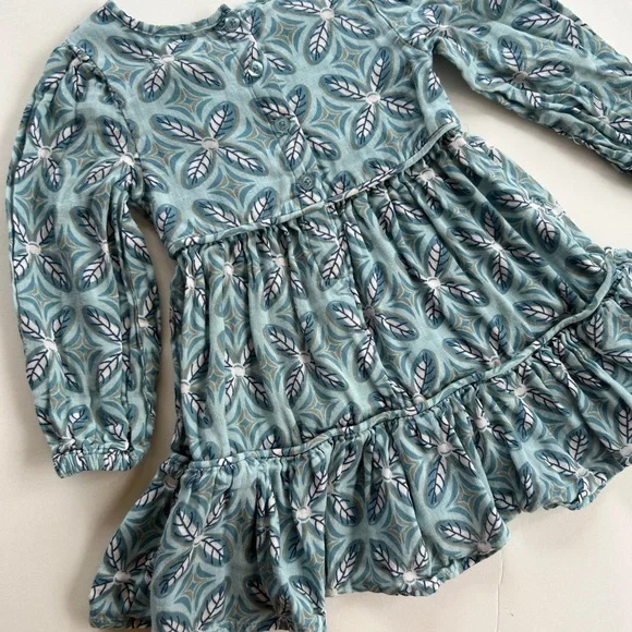 Peek Floral Leaf Dress - Picture 3 of 6